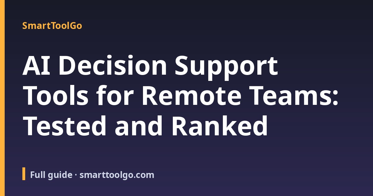 Decision Support