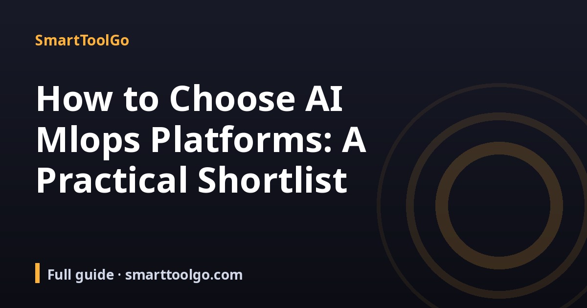 Mlops Platforms