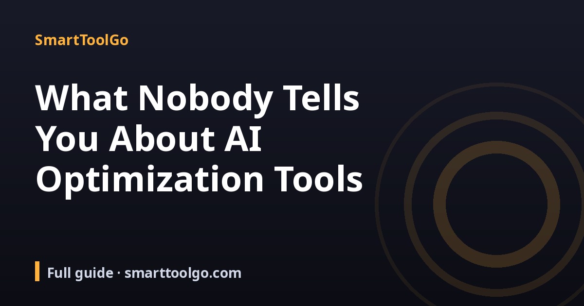 AI Optimization Tools cover