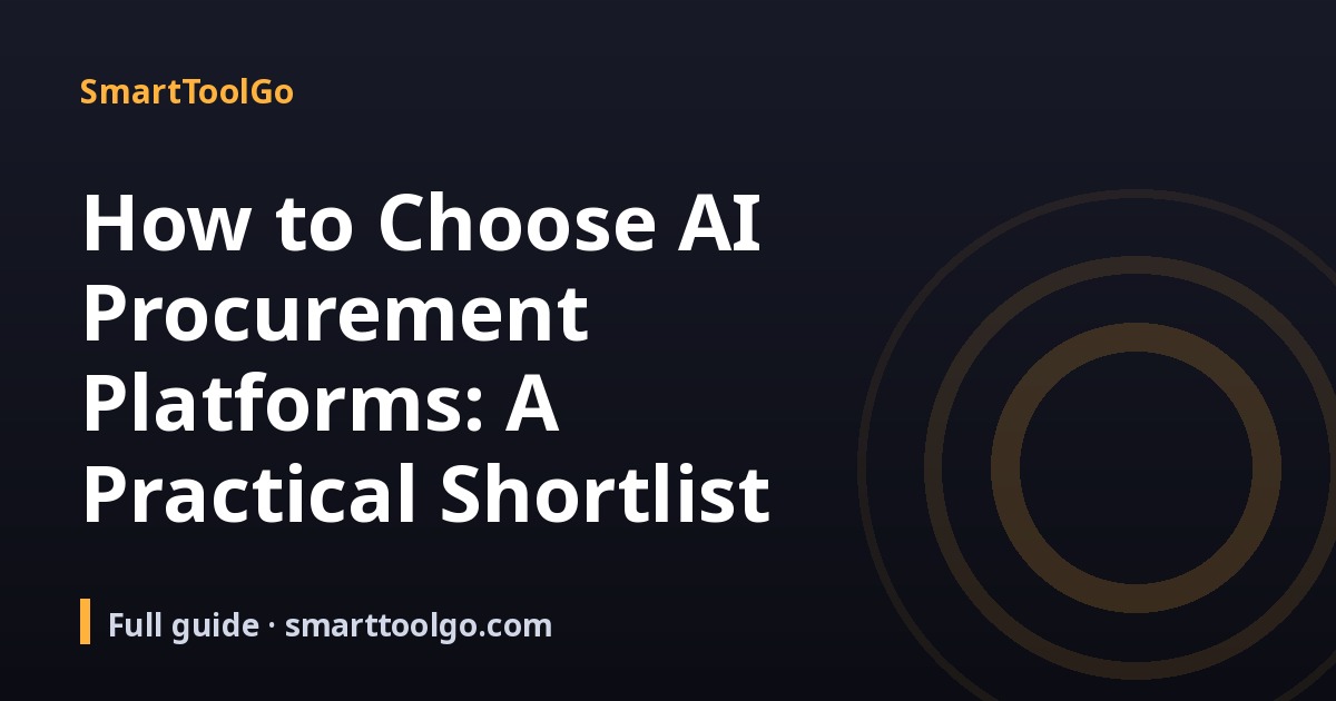 Procurement Platforms