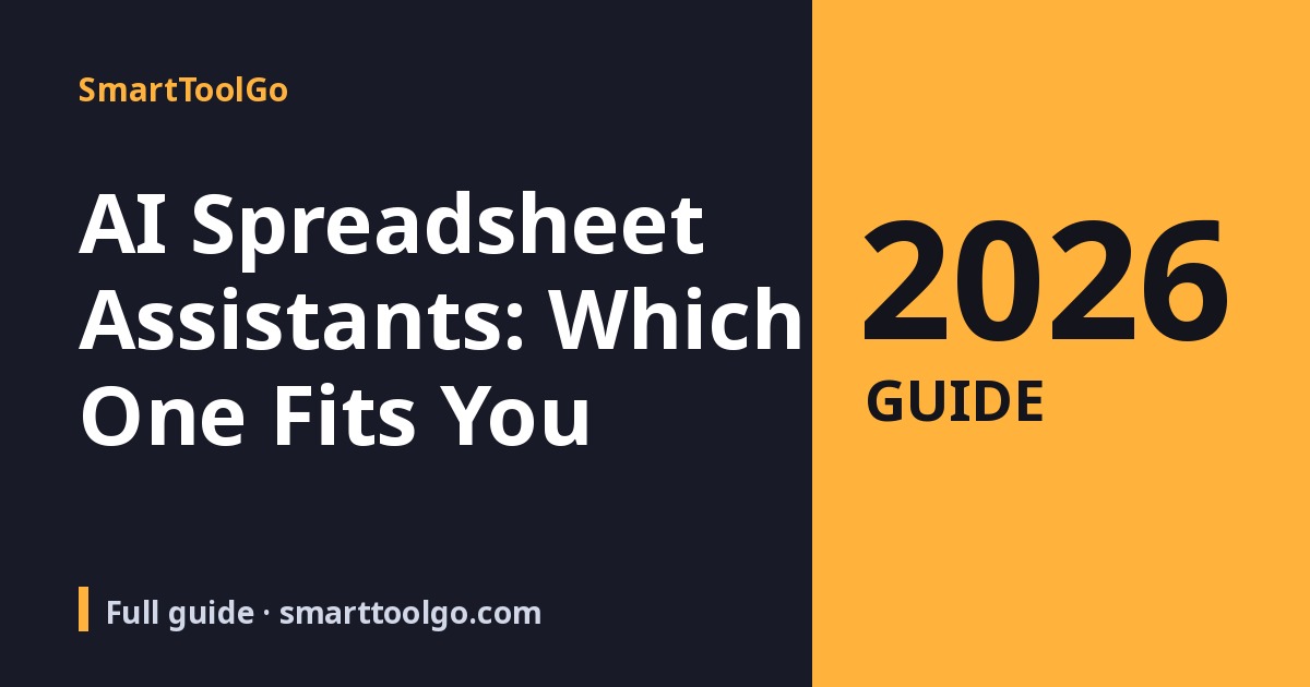 AI Spreadsheet Assistants cover