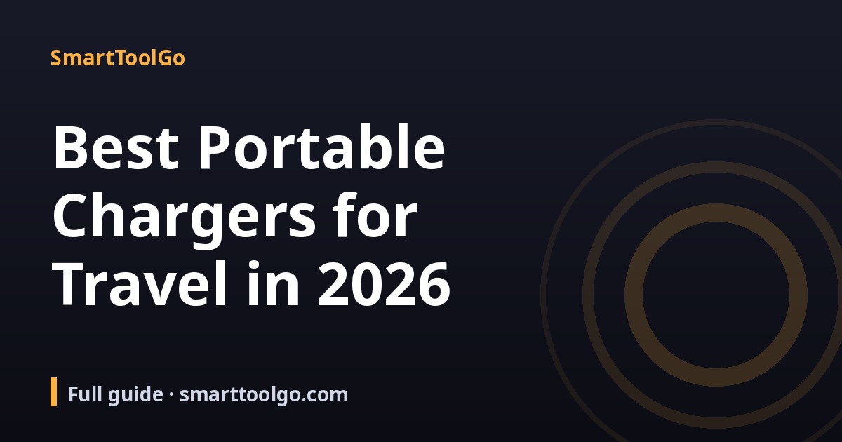 Illustration for the "Best Portable Chargers for Travel in 2026" section