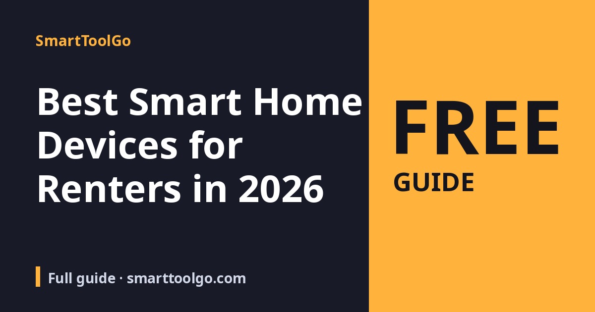 Illustration for the "Best Smart Home Devices for Renters in 2026" section