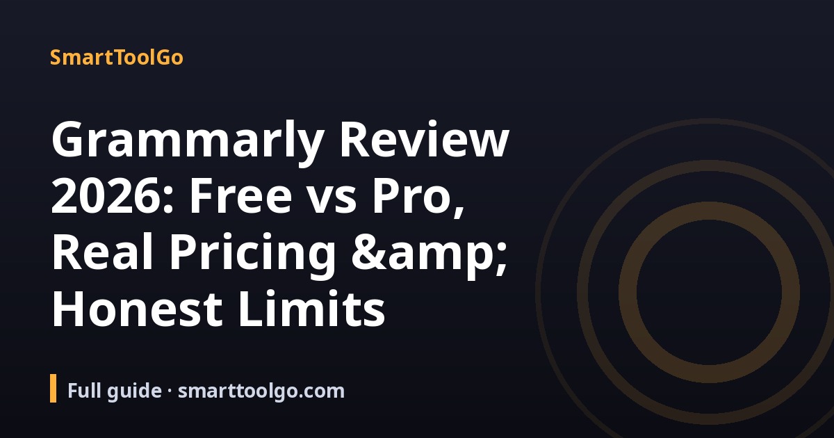 Grammarly Review 2026