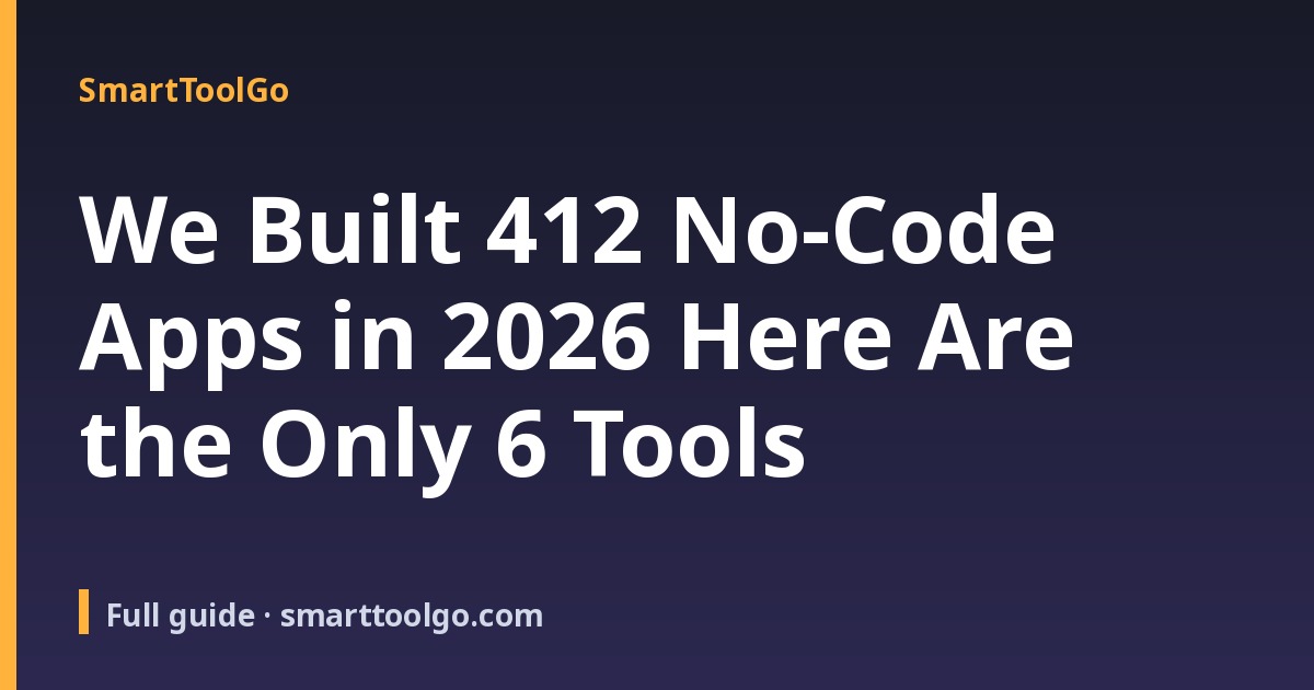 No Code Tools